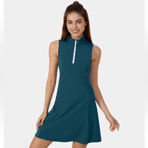 HALARA | Halara In My Feels Everyday Cloudful Air Half Zip Golf Dress